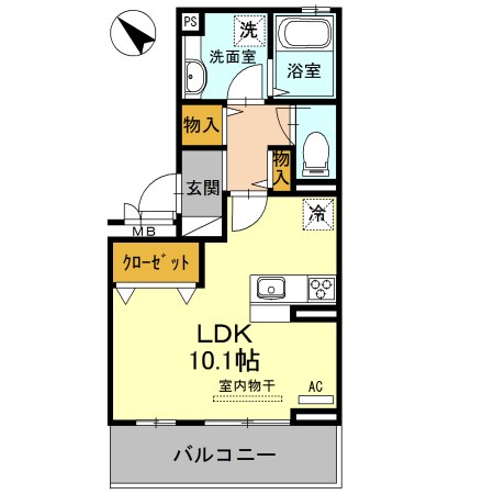 メゾン　ソレイユ 間取り図