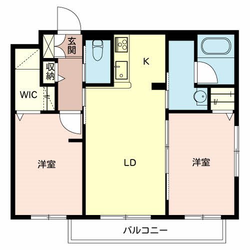 シャーメゾン・クライム 間取り図