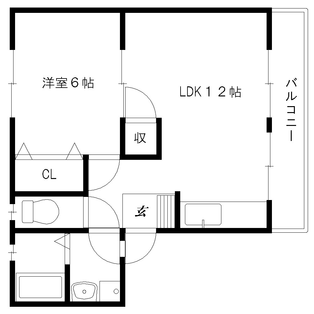 サンシティ谷川 間取り図