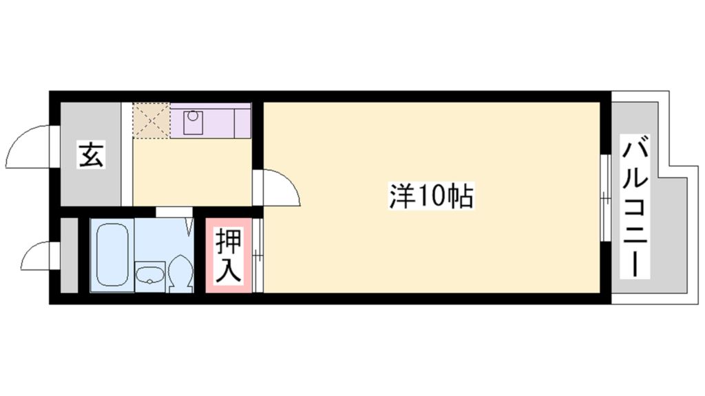 ハイトホームII 間取り図