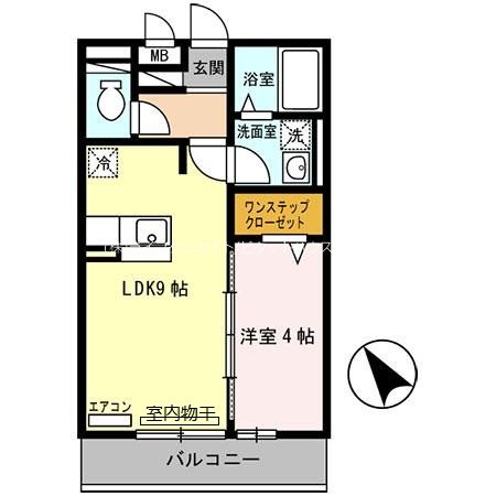 セジュール石町 間取り図