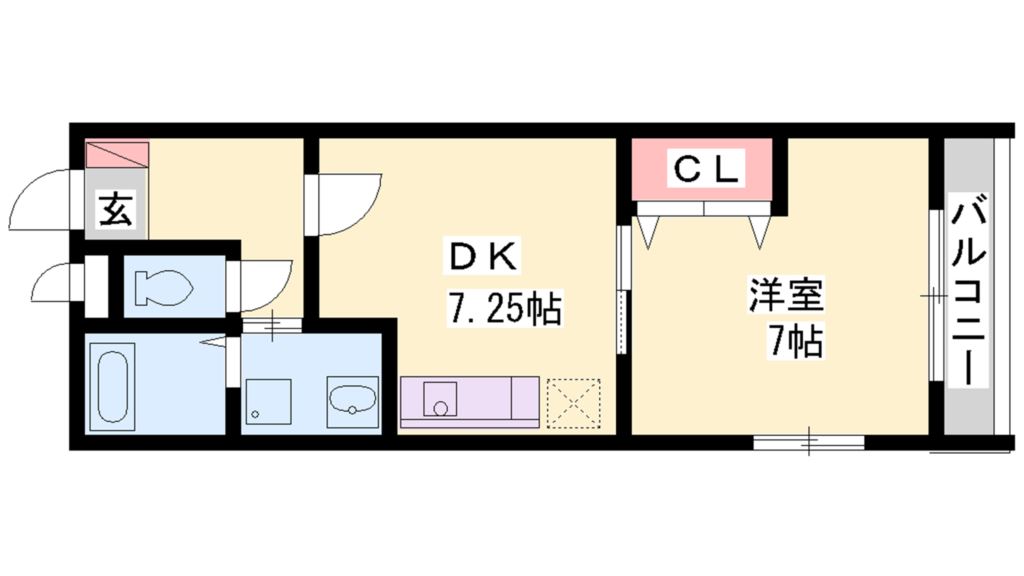 フロイデ二番館 間取り図