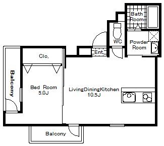 ブロンテ加古川 間取り図