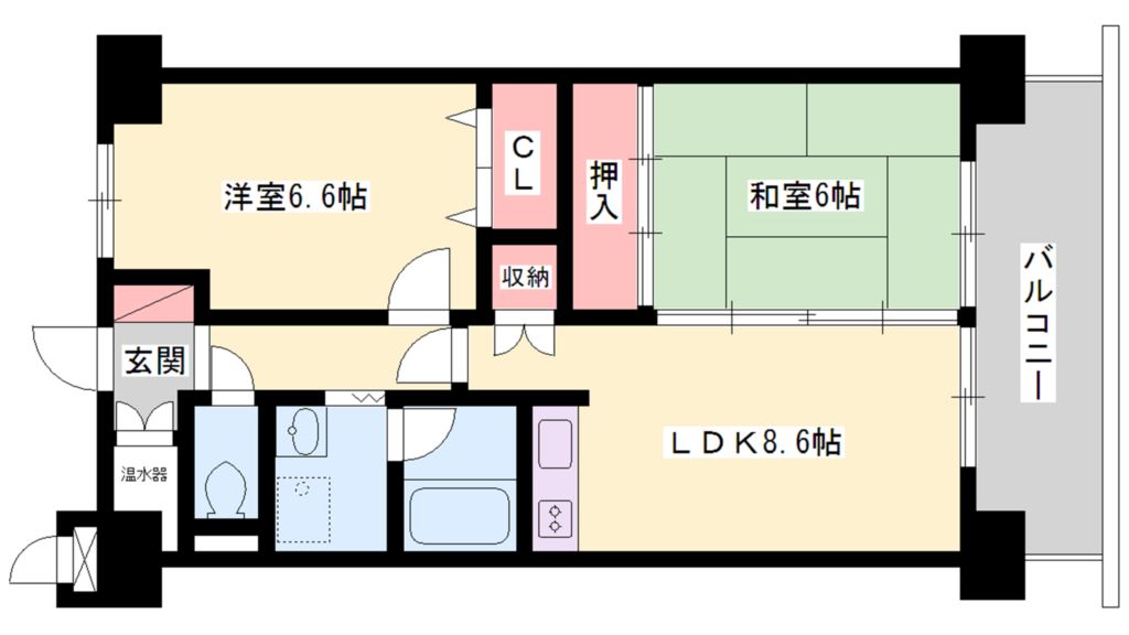 リアライズ加古川Ⅰ 間取り図