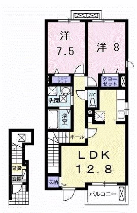カーサフェリーチェI 間取り図