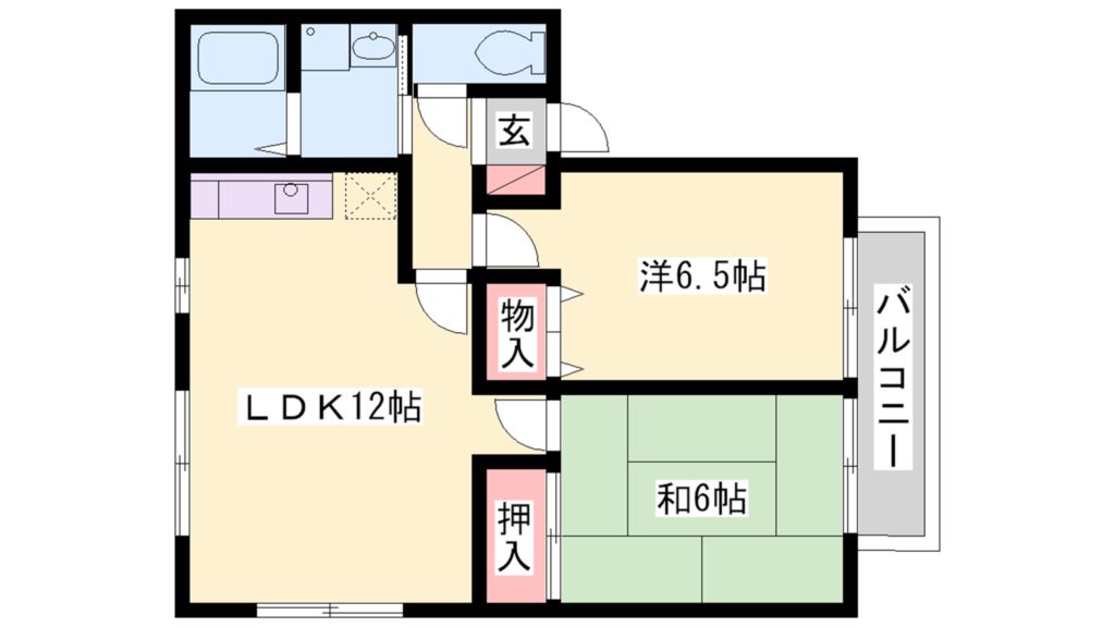 アルカディア 間取り図