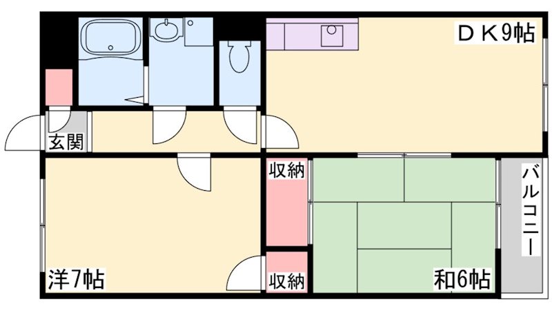 ザ・サンライズ宝殿 間取り図