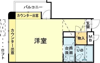 宝殿ヤングパレス 間取り図