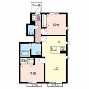 MAST COURT加古川南C 間取り図