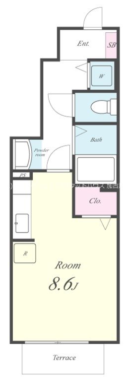 ヴェルドミール・エストゥディオ 間取り図