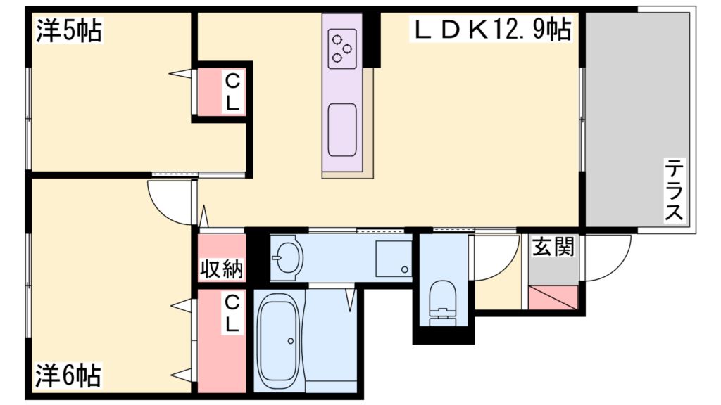 シャン・ド・リジェール 間取り図