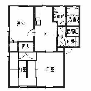 フォレスト浜の宮 間取り図