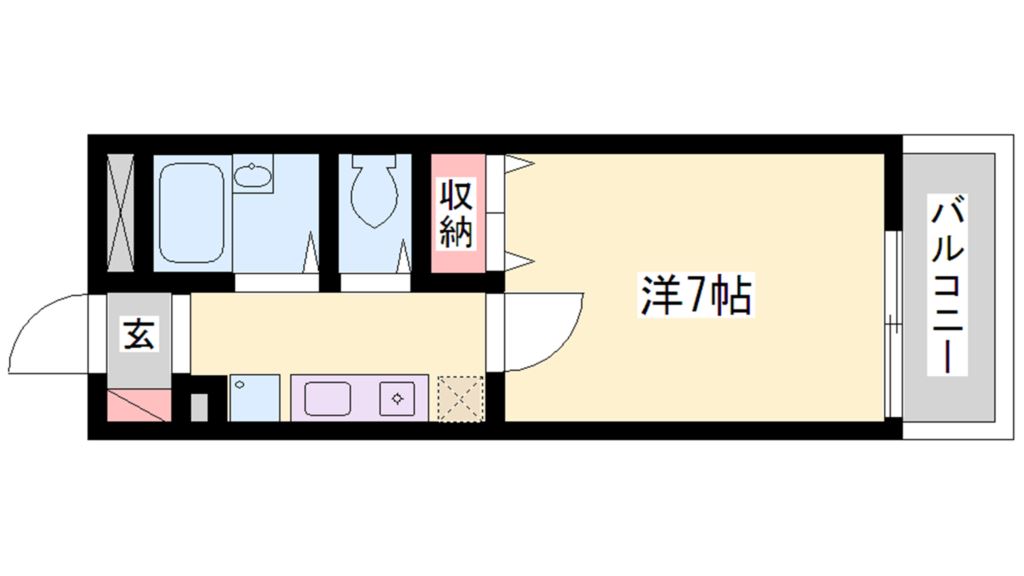 エコハイツ東加古川 間取り図