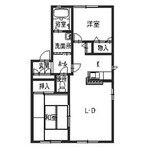 メゾンティファ　B棟 間取り図
