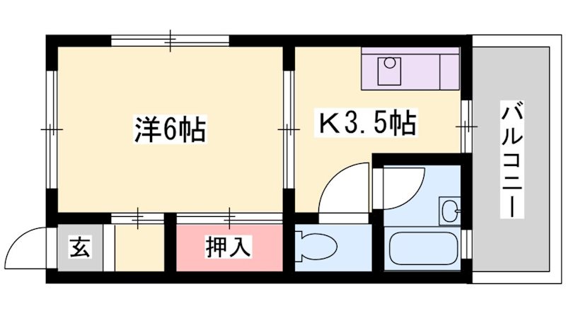 リバティ旭 間取り図