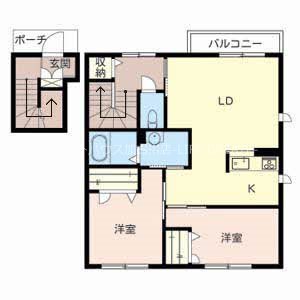 シャーメゾン　レーベン　Ａ棟 間取り図