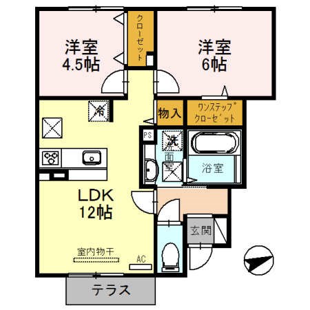メゾン　ラフレ 間取り図