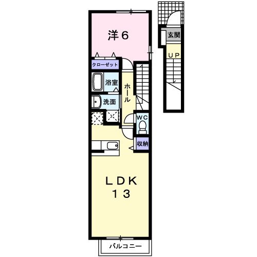 オプティミストＢ 間取り図