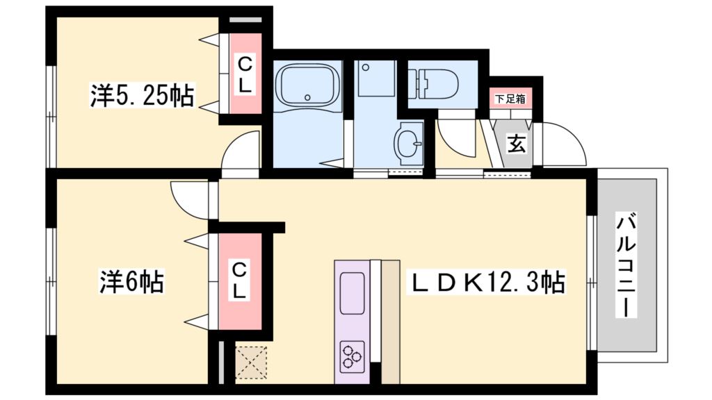 ベルシンフォニー 間取り図