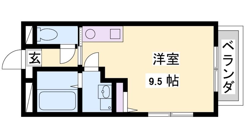 ソフィア21溝之口Ⅱ 間取り図