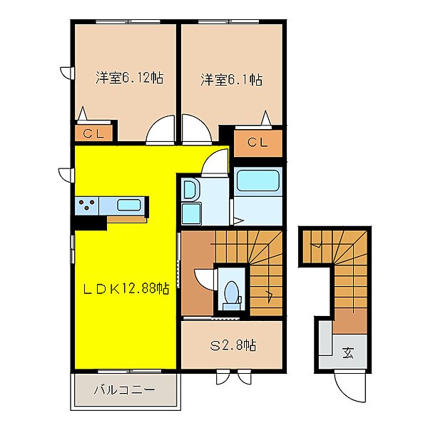 ブルーロワ 間取り図