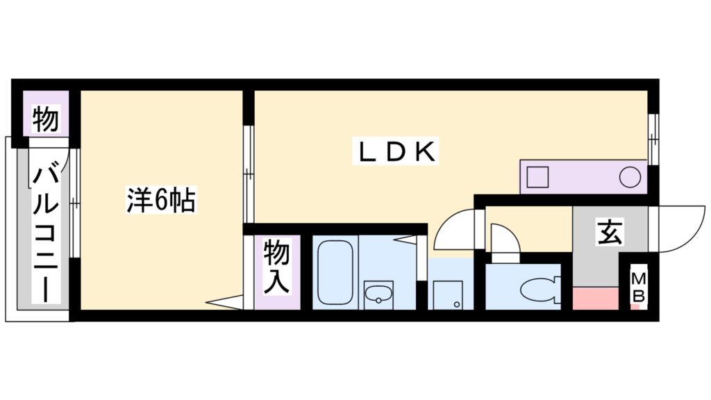 ヴェルハイツ 間取り図