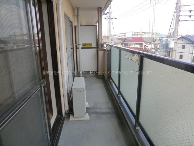ツインコート北野Ａ ベランダ