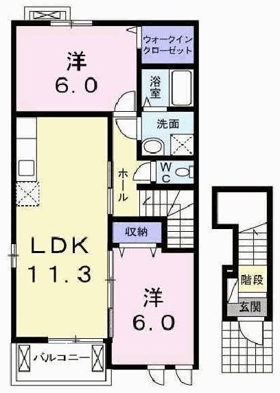 シエロ・イリーデ 間取り図