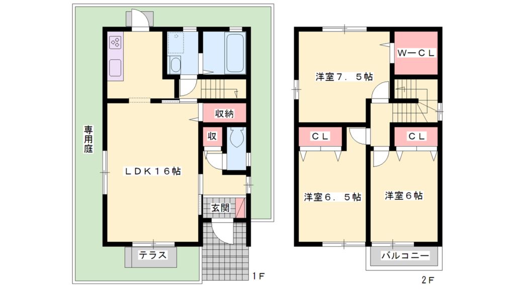 柚垣様戸建II　Ａ 間取り図