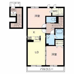 シャーメゾンいろは 間取り図