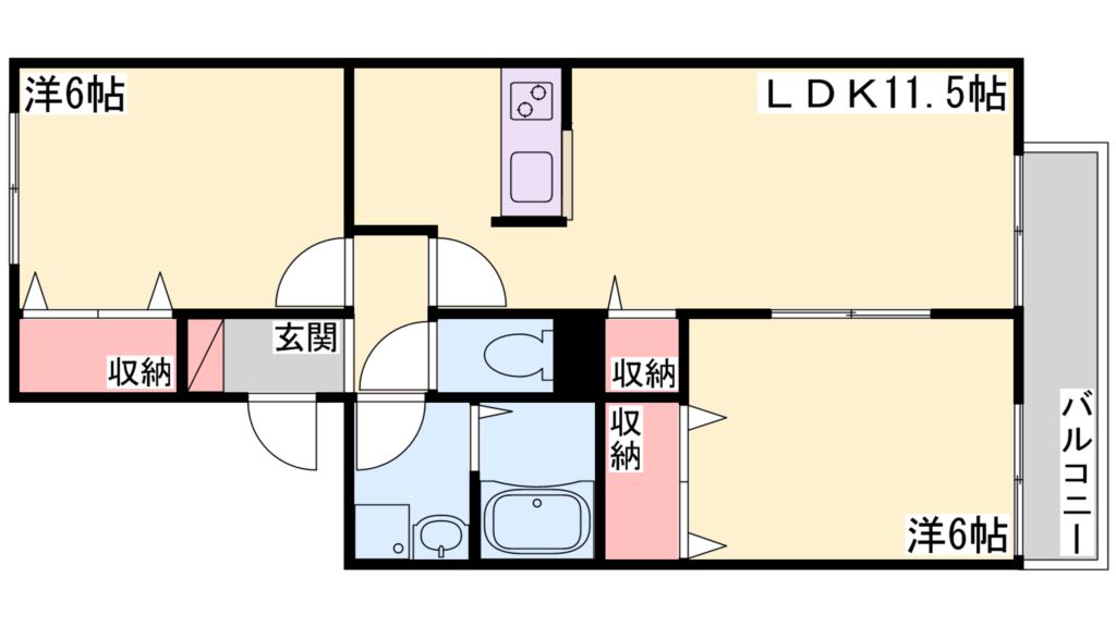 パインハイアット 間取り図