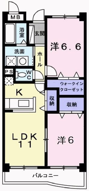 メゾン・ド・フレール 間取り図