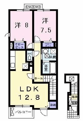 カーサフェリーチェⅡ 間取り図