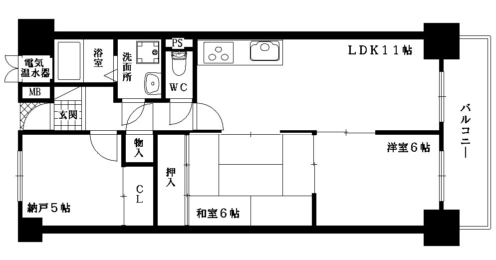 グランコート加古川南 間取り図