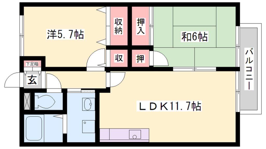 センチュリーパセオ 間取り図