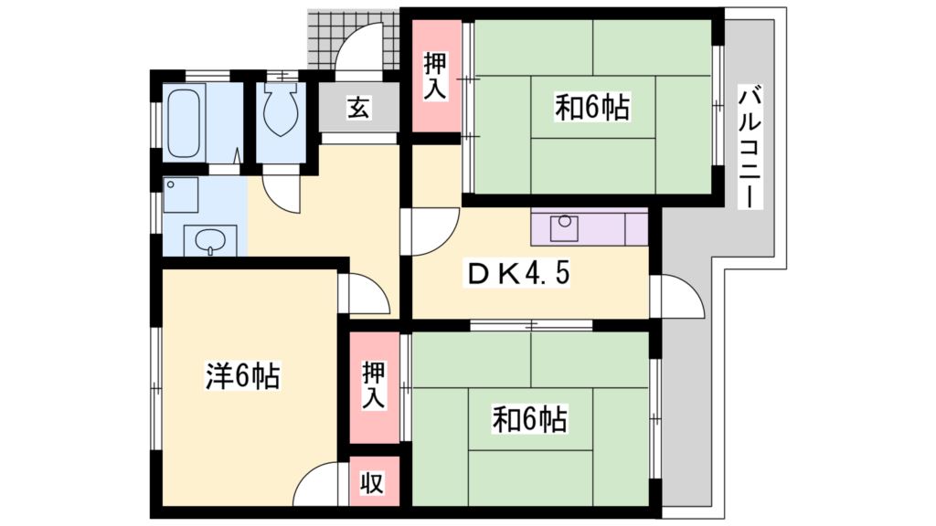 センチュリーアミー 間取り図
