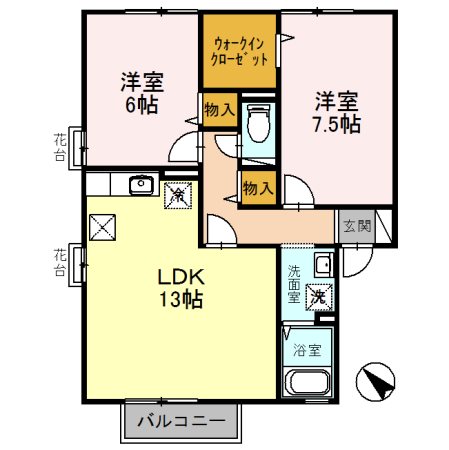 サンハイム 間取り図