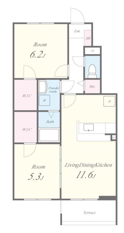 アルブルシャルマン 間取り図