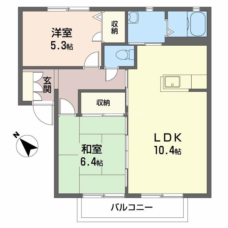 フォーレス壱番館 間取り図