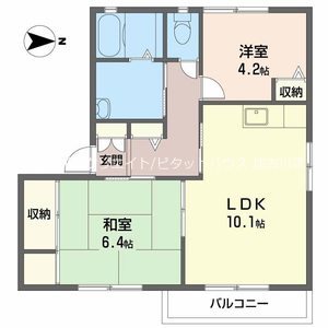 シャーメゾン北野 間取り図