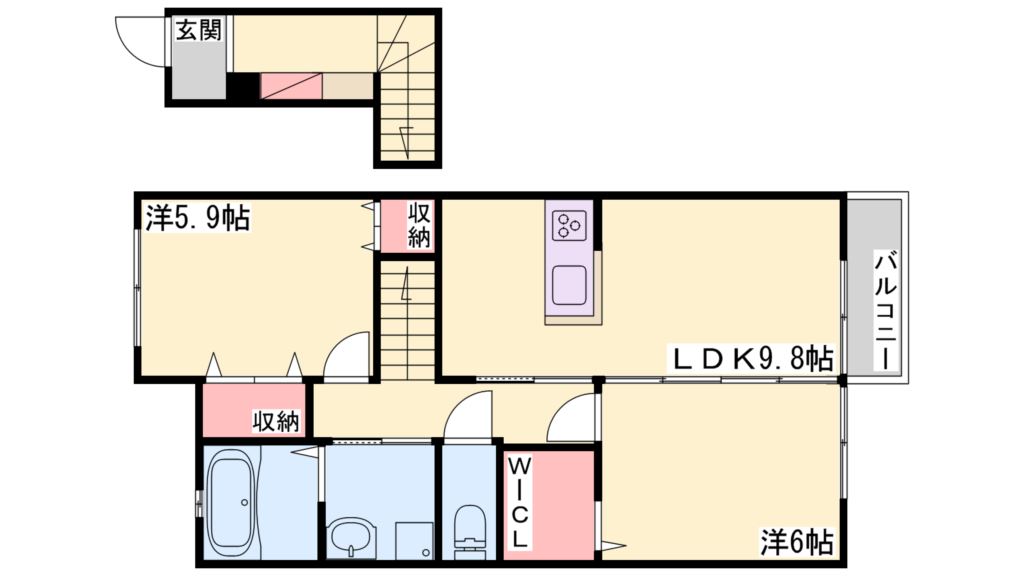 ラ・グランディール 間取り図
