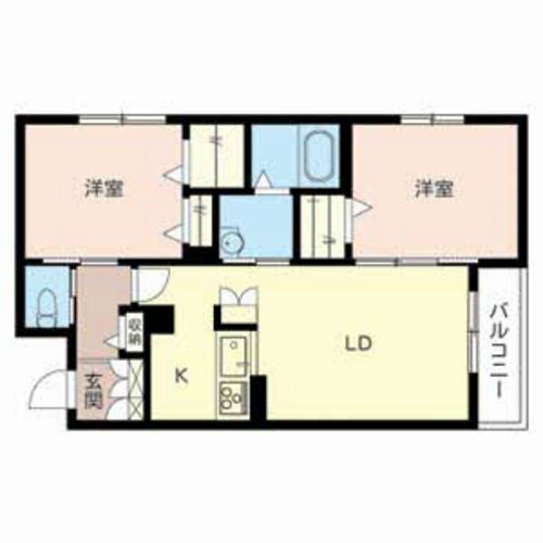 ベレオ東加古川 間取り図