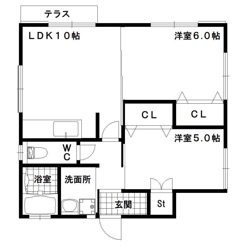 宝殿ハイツ 間取り図
