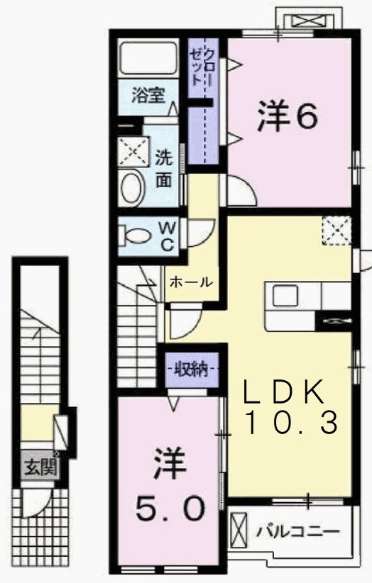 クリアンザ　レジオン  間取り図