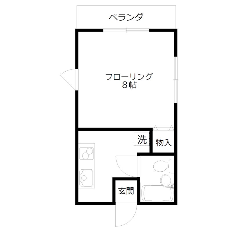 エナジーハイツ 間取り図