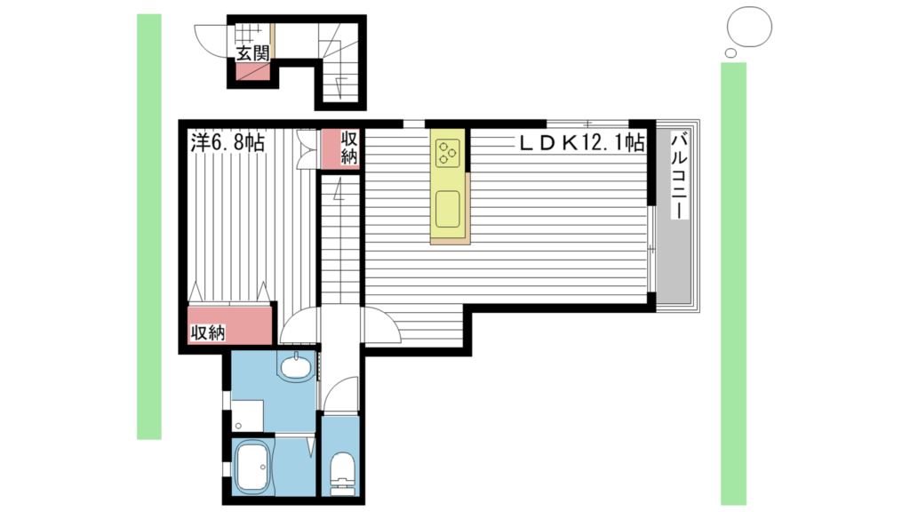エスぺランサI 間取り図
