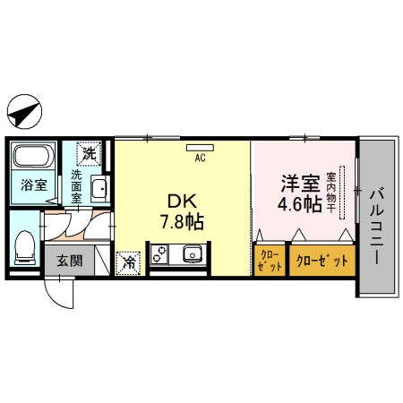 マークスパレス 間取り図