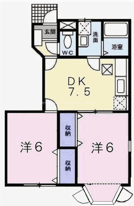 ヴァンヴェールＡ 間取り図
