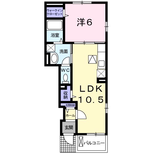 ヴィオラＫ・Ⅲ 間取り図