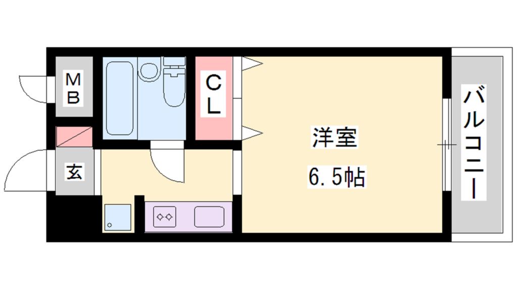 ジュネス北在家 間取り図